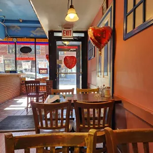 the interior of a restaurant