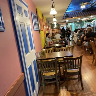 the interior of a restaurant