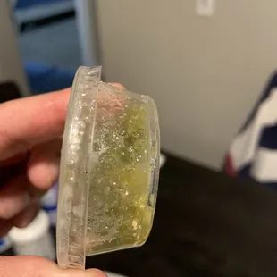 Im guessing they reuse  the left overs from the tables