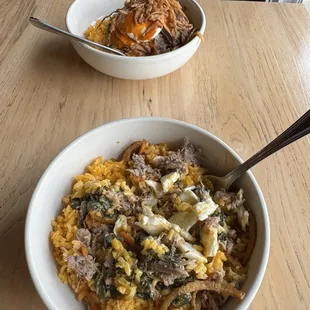 Roasted Pork &amp; Over Easy Egg Bowl