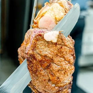 Slicing ribeye