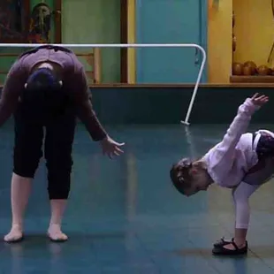 pre-ballet class -- end of dance!