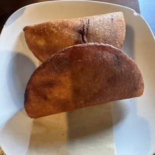 Empanadas (pabellón and shredded beef)