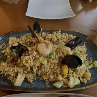 Arroz Chaufa de Mariscos