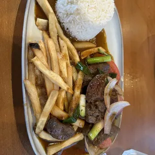 Bistec a lo Pobre