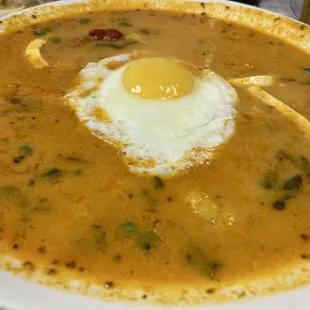 Wasn't tasty at all. Chupe de Camarones. Sad