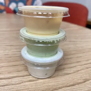 Sauces - All were yummy