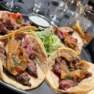 Mojo Skirt Steak Tacos