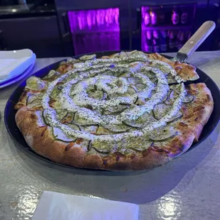 Dill pickle pizza