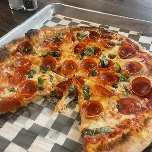 Hot honey pizza