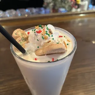Eggnog frozen daiquiri