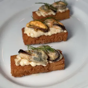 oysters and mussels, food