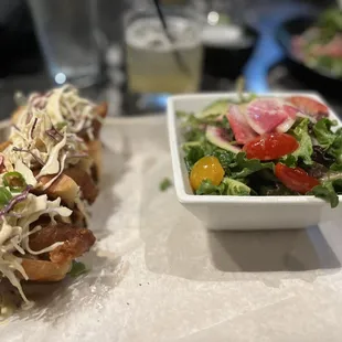Lobster Slider w/ Side Salad @Brass Rabbit Pub