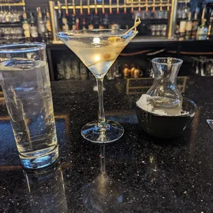 Happy hour martini $8