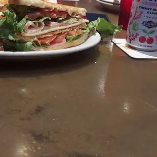 Club house with fries