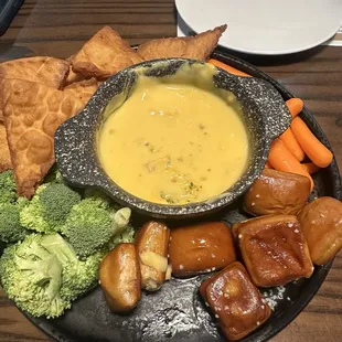 Beer cheese fondue - sssoooo good