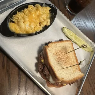 "Matty Melt" and Mac and cheese