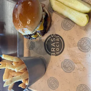 Signature Social burger