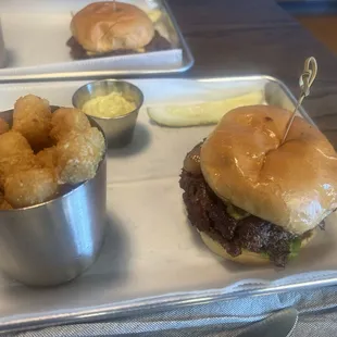 Hermano Americano with side of seasoned fries