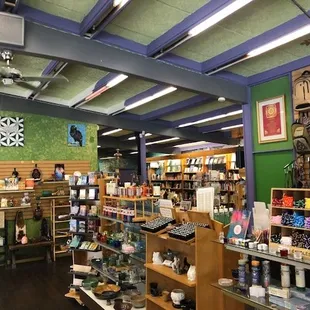 the inside of a store
