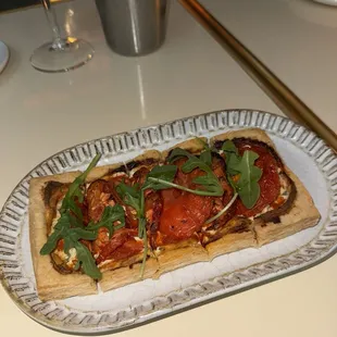 Goat Cheese and Tomato Tart*