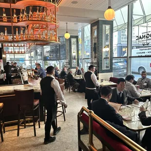 diners in a restaurant