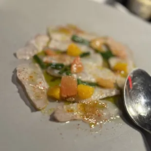Fluke carpaccio