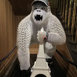 Sculpture in hotel area