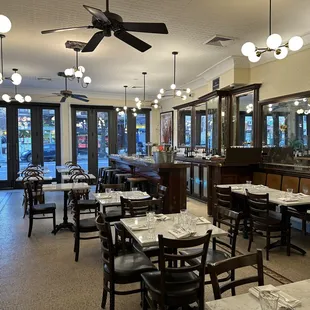 the interior of a restaurant