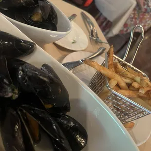 Mussels and frites