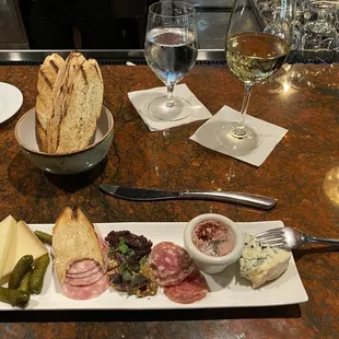 Mélange and a glass of Pierre Sparr Riesling