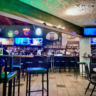 Looking towards the bar from the dining area