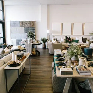 View of the shop facing East