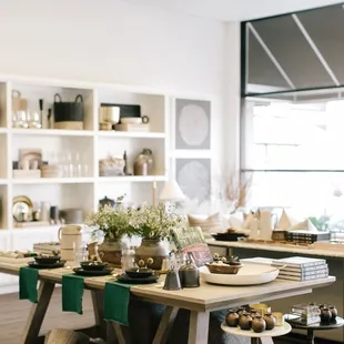 Northwest view of the shop