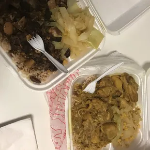 Curry chicken and oxtail (large orders)