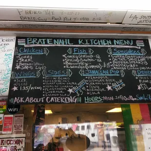Menu board 2019
