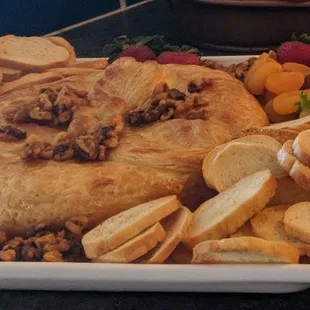The baked brie was demolished by the end of the night lol