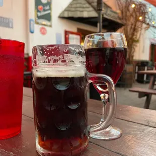 Beer &amp; wine in the Biergarten