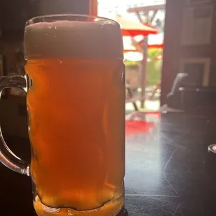 A Hefeweizen to wash down the brat