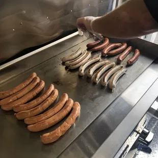 Straight grillin'! Several flavor options to choose from that won't dissapoint.