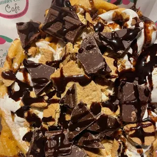 S'more's Funnel Cake