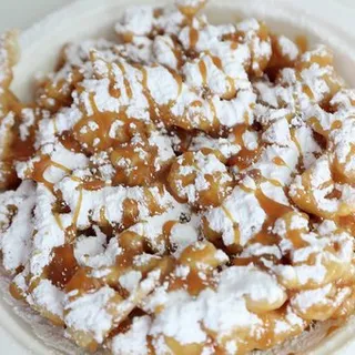Caramel Funnel Cake