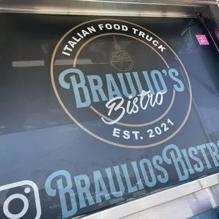 a sign for a restaurant