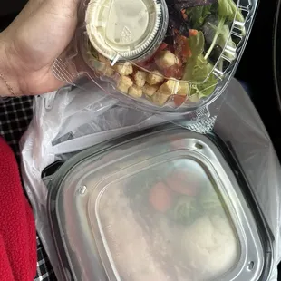 This was my first with them that came with an amazing side salad, bread &amp; the stuffed salmon. Which was amazing.