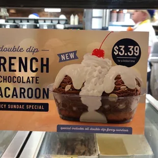 Looks like a yummy special sundae.