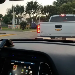 Long line at the drive thru.  That means its awesome!