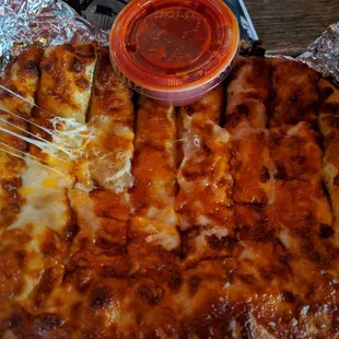 Cheesy Bread Sticks for $8.99.