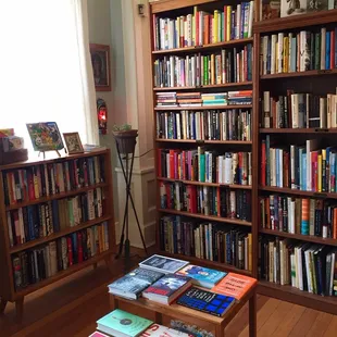 A well thought out selection of books to keep you surprised.  And the prices average half of bigbox retail!
