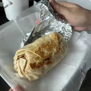 Breakfast burrito