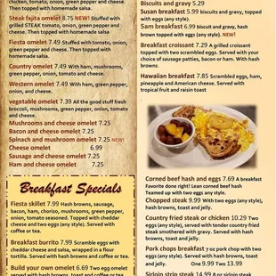 breakfast specials